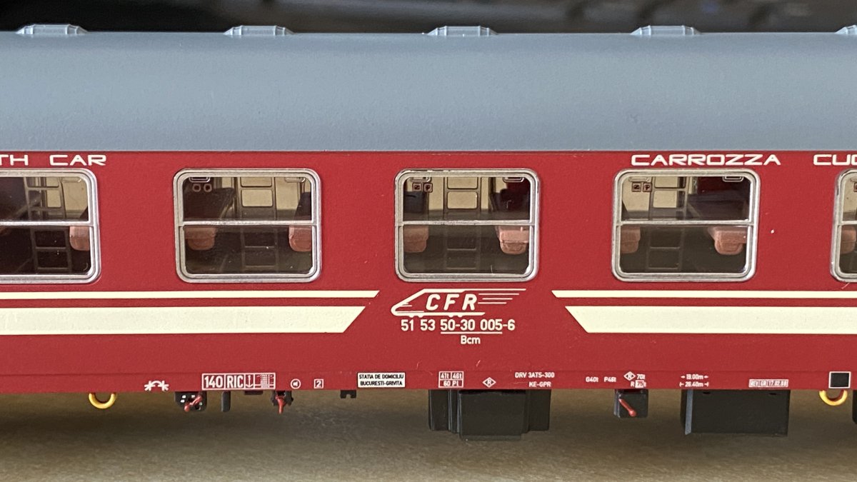 Vagon de calatori cuseta CFR Calatori tip Bcm model AF 20070