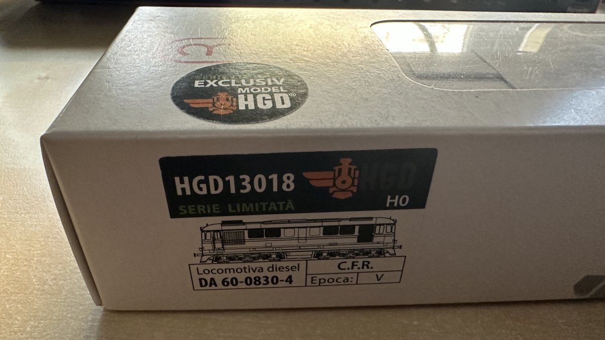 Locomotiva Diesel Electrica clasica HGD 13018 decodor digital lumini