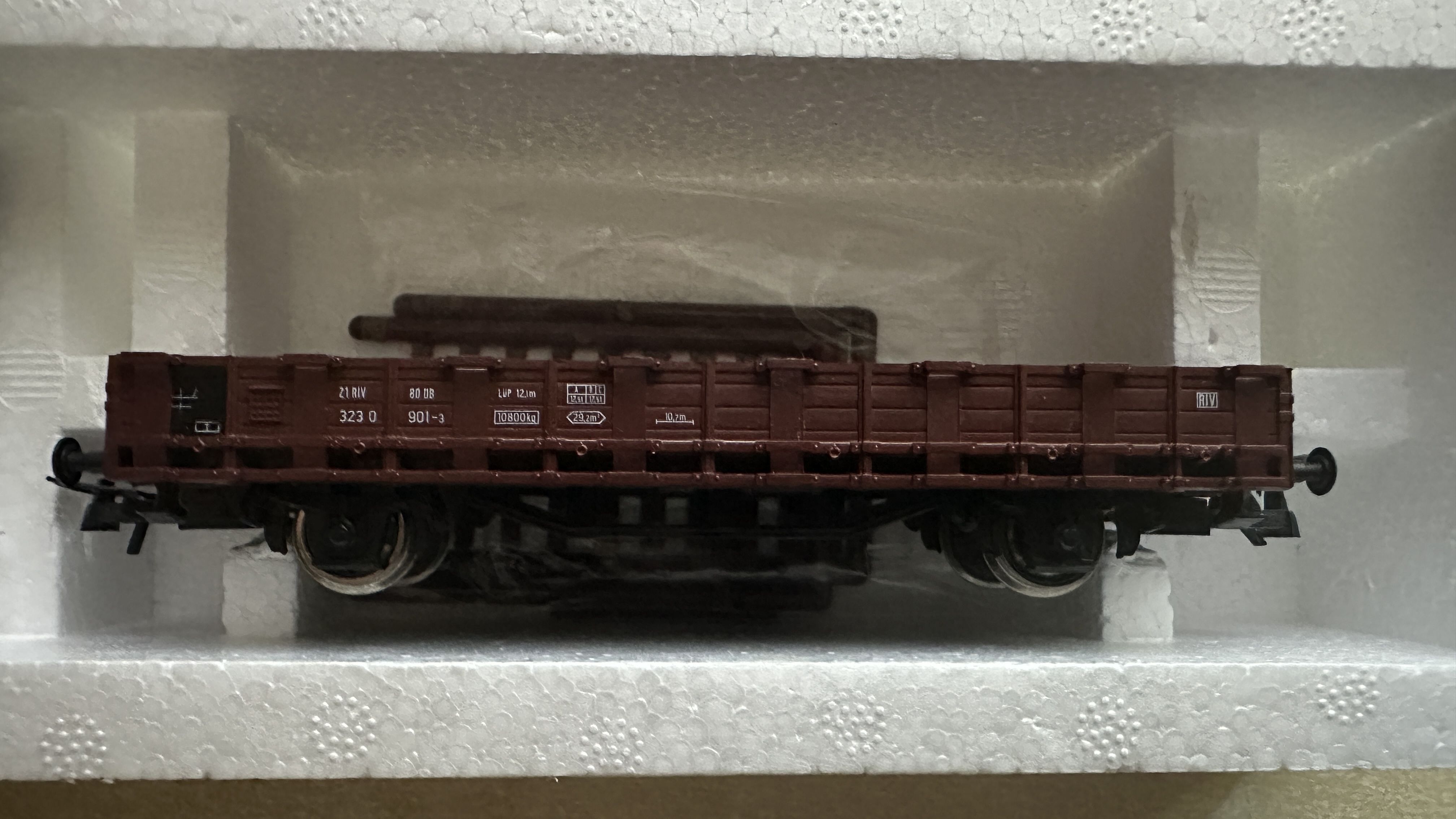 Vagon de marfa platforma Roco 46031