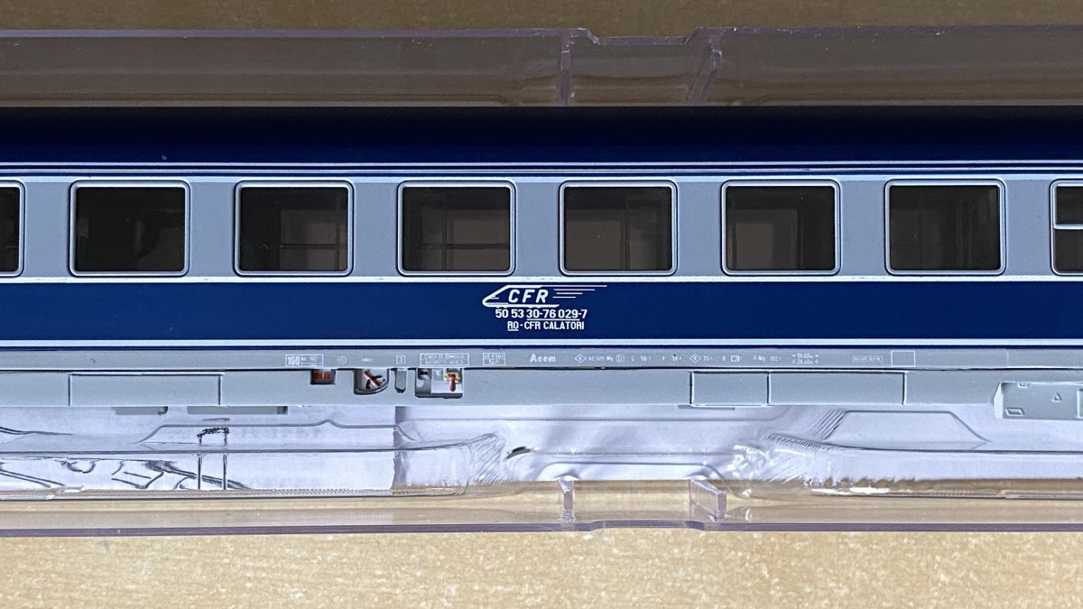 Vagon de calatori clasa I 30-76 Aeem CFR Calatori serie limitata conversie Trains Addicted sta5604
