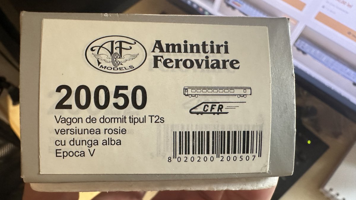 Vagon de dormit tip T2s WLAbmee CFR Calatori  Amintiri Feroviare 20050