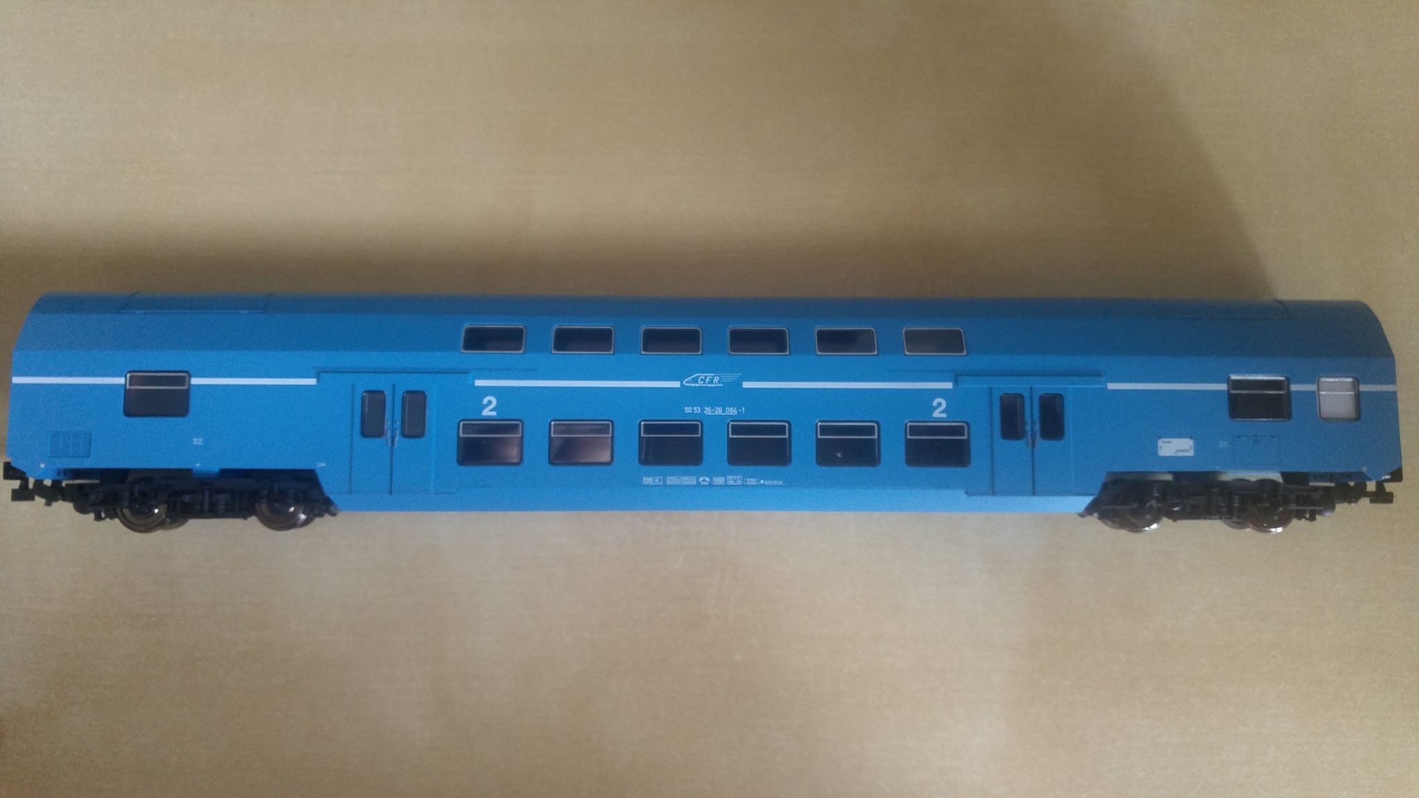 Vagon de calatori etajat 26-26 Piko Expert 97066