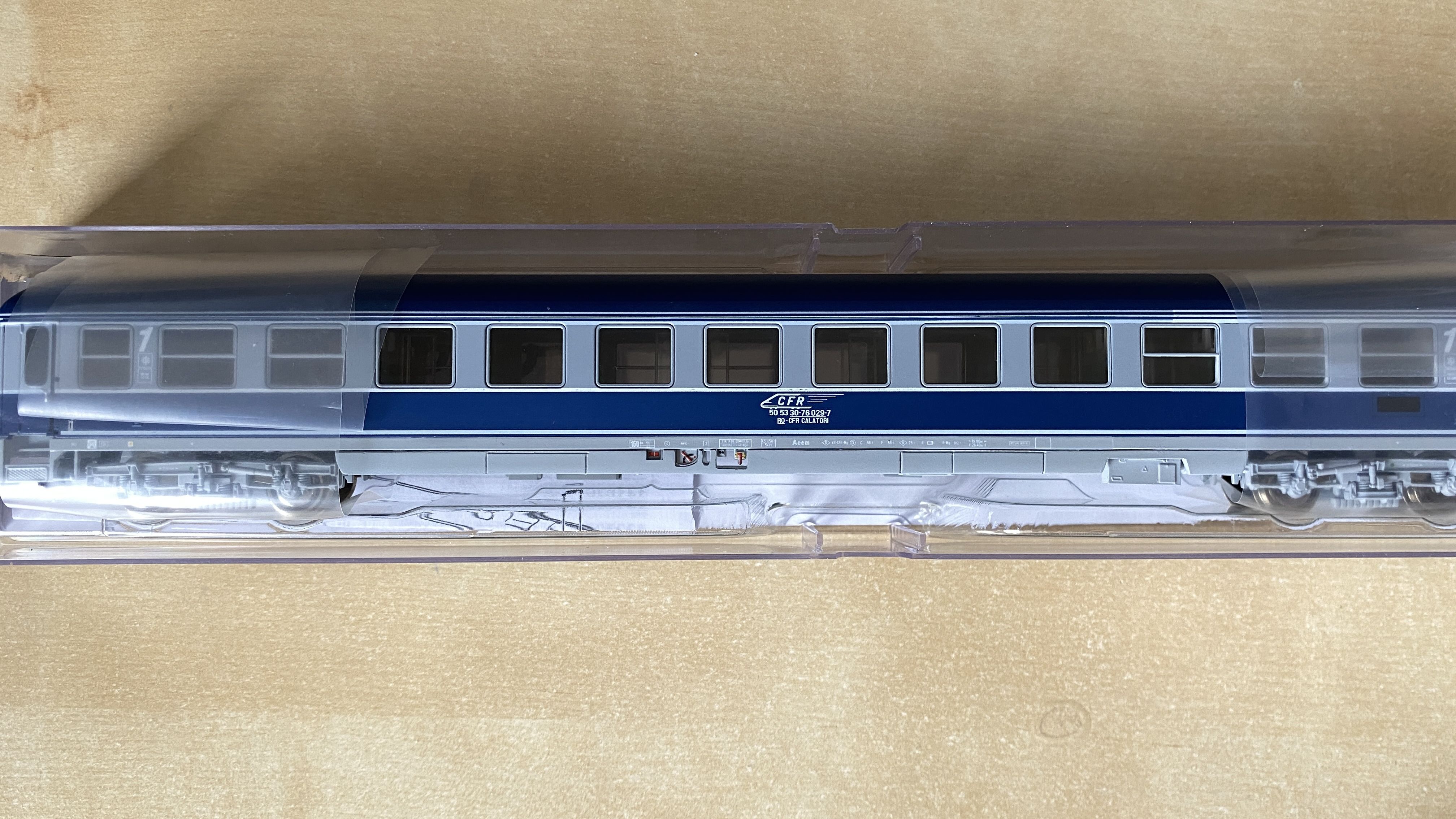 Vagon de calatori clasa I 30-76 Aeem CFR Calatori serie limitata conversie Trains Addicted sta5604