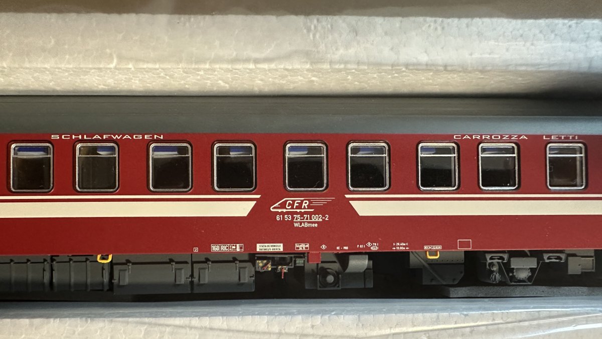 Vagon de dormit tip T2s WLAbmee CFR Calatori  Amintiri Feroviare 20050