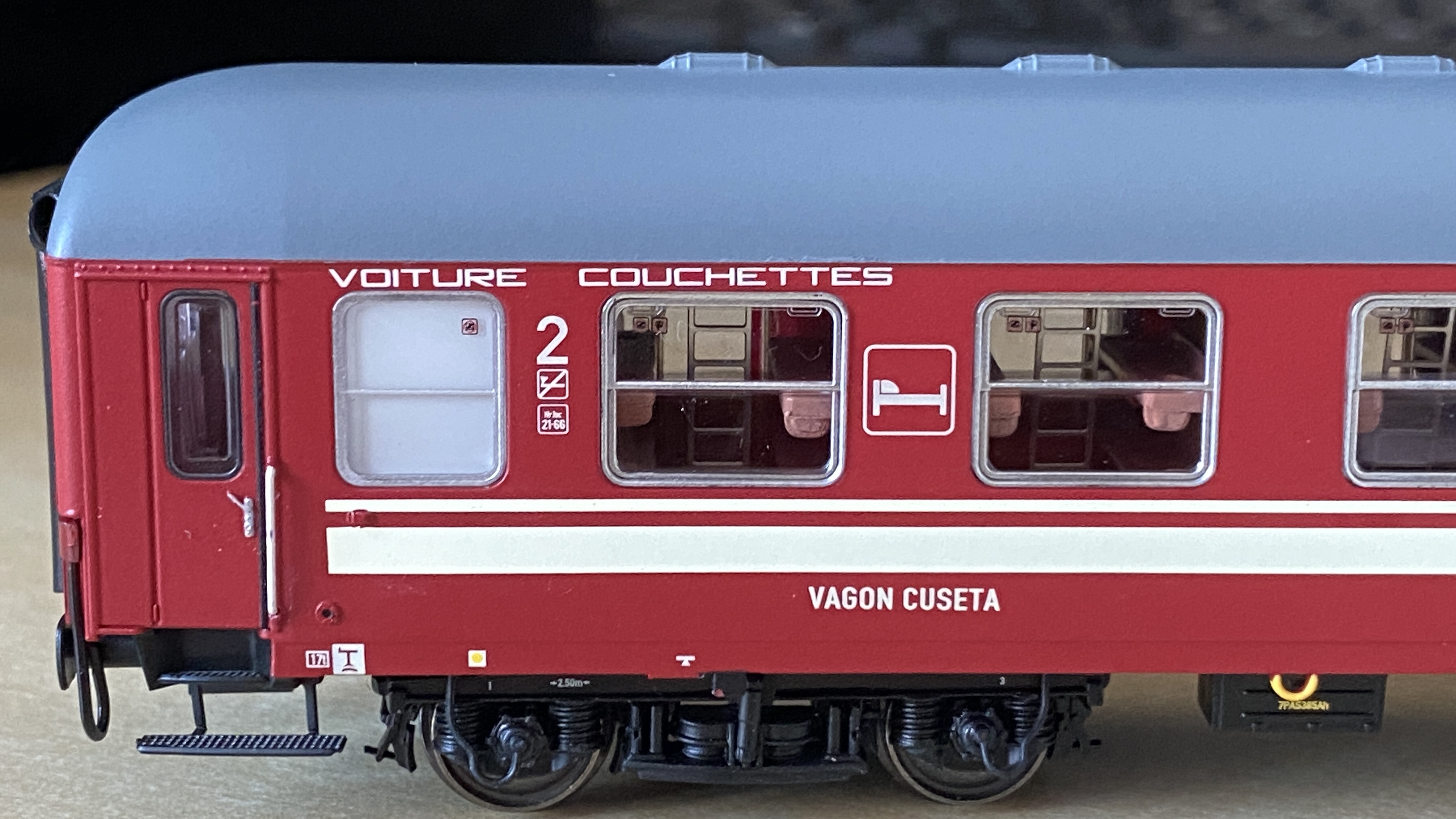 Vagon de calatori cuseta CFR Calatori tip Bcm model AF 20070