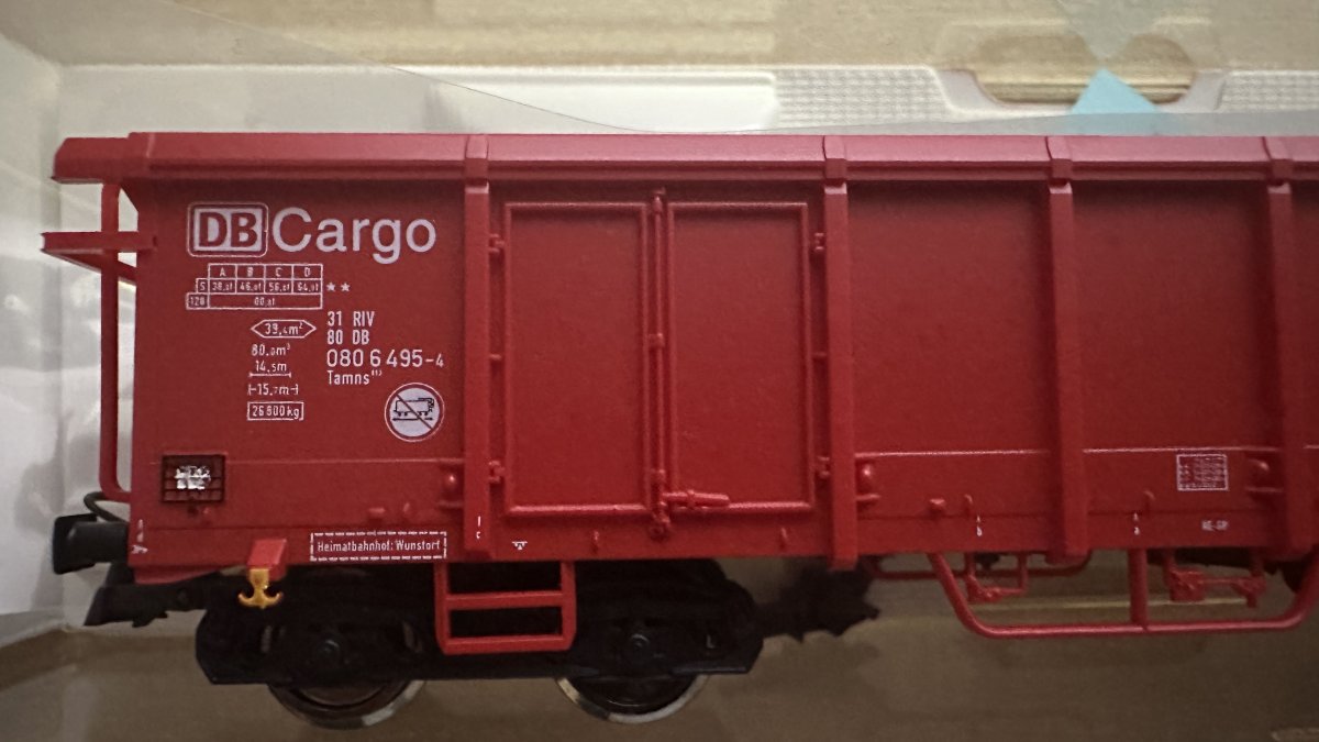 Vagon de marfa gondola Tamns Fleischmann 528003 DB Cargo