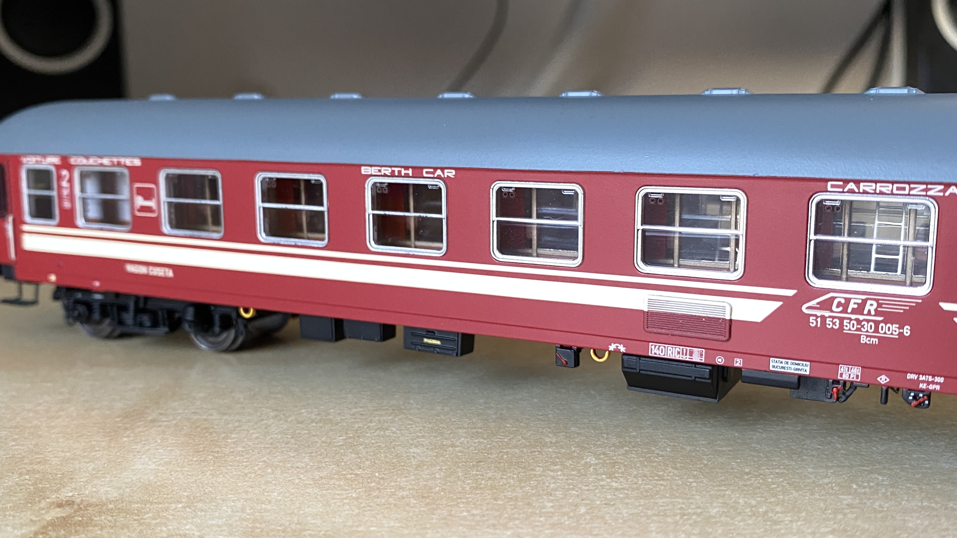 Vagon de calatori cuseta CFR Calatori tip Bcm model AF 20070