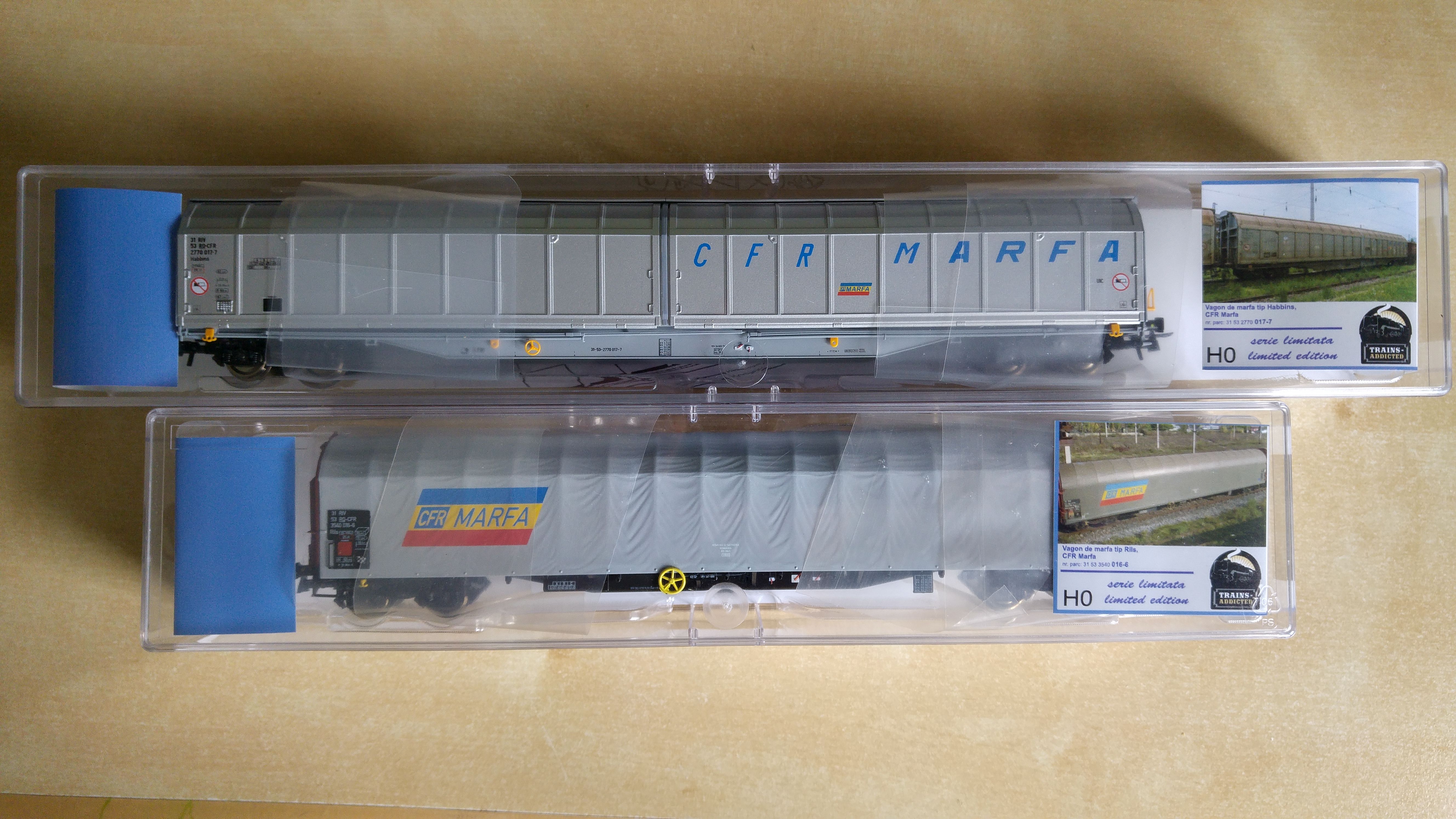 Vagon de marfa tip Habbins CFR Marfa serie limitata conversie Trains Addicted STA 6100