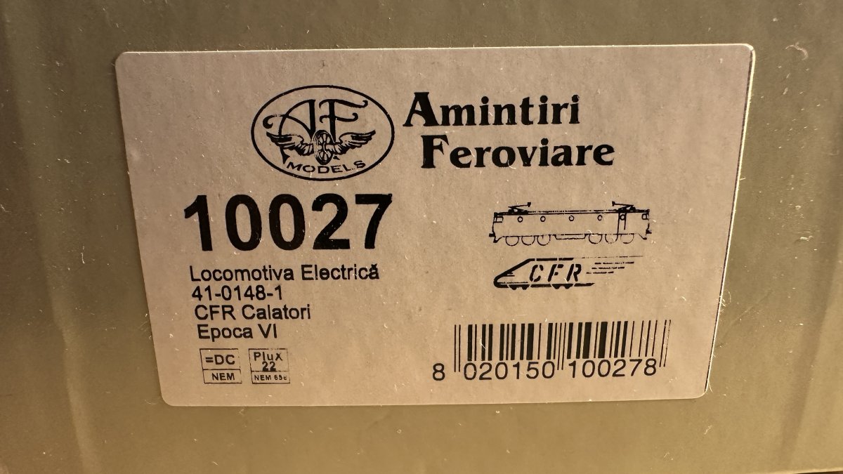 Locomotiva Electrica EA 060 Hora AF 10027