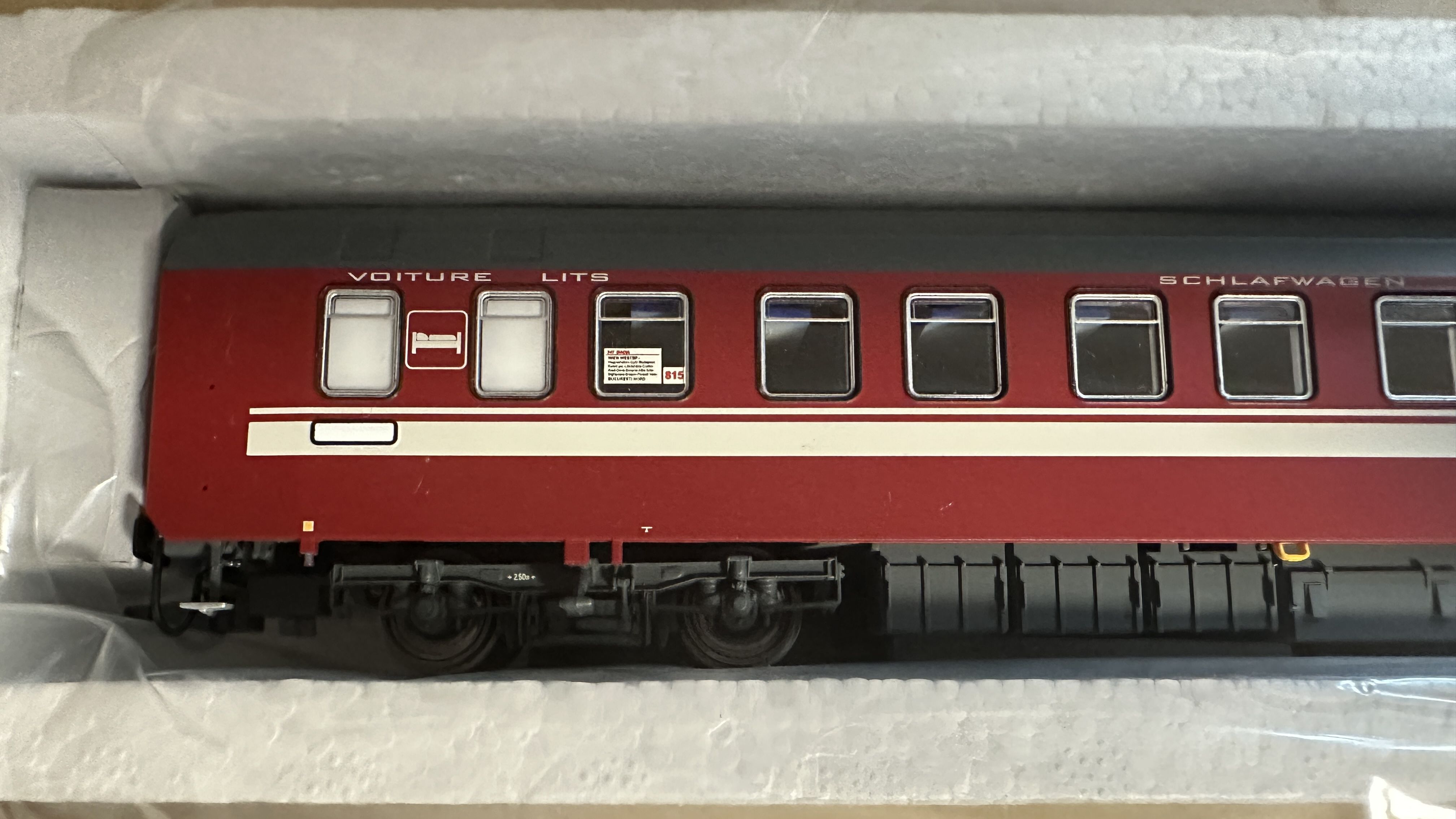 Vagon de dormit tip T2s WLAbmee CFR Calatori  Amintiri Feroviare 20050