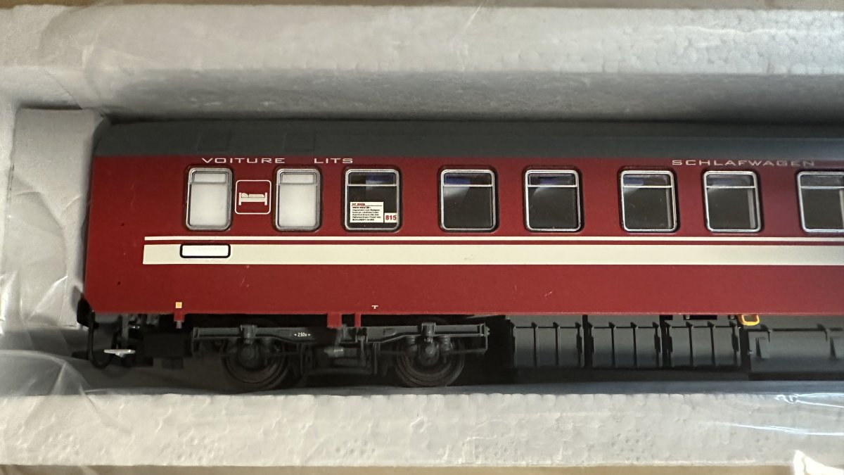 Vagon de dormit tip T2s WLAbmee CFR Calatori  Amintiri Feroviare 20050