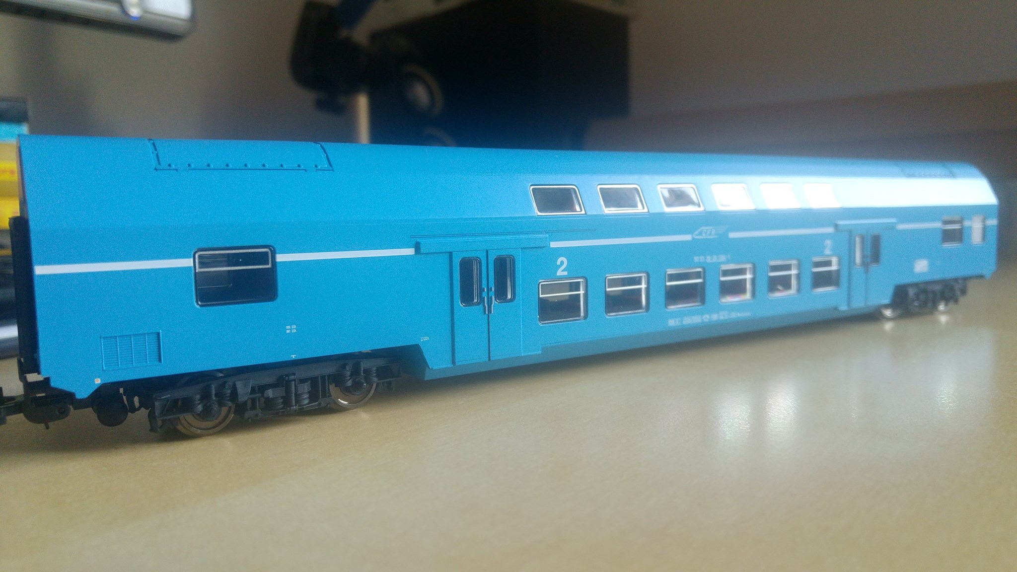 Vagon de calatori etajat 26-26 Piko Expert 97066