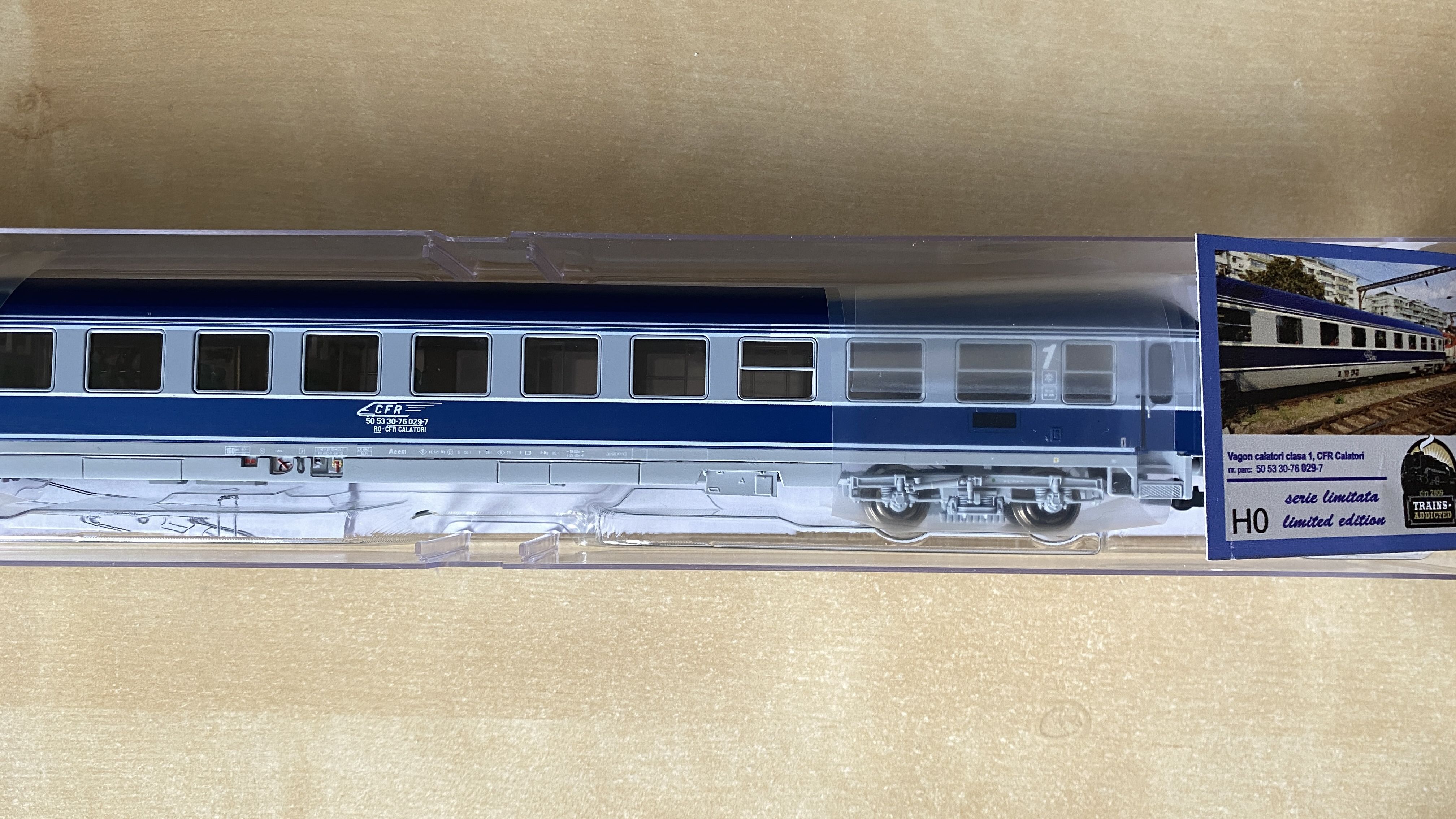 Vagon de calatori clasa I 30-76 Aeem CFR Calatori serie limitata conversie Trains Addicted sta5604