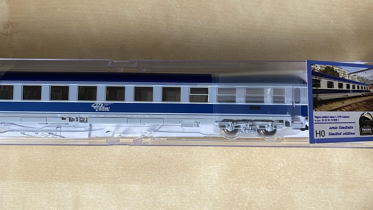 Vagon de calatori clasa I 30-76 Aeem CFR Calatori serie limitata conversie Trains Addicted sta5604