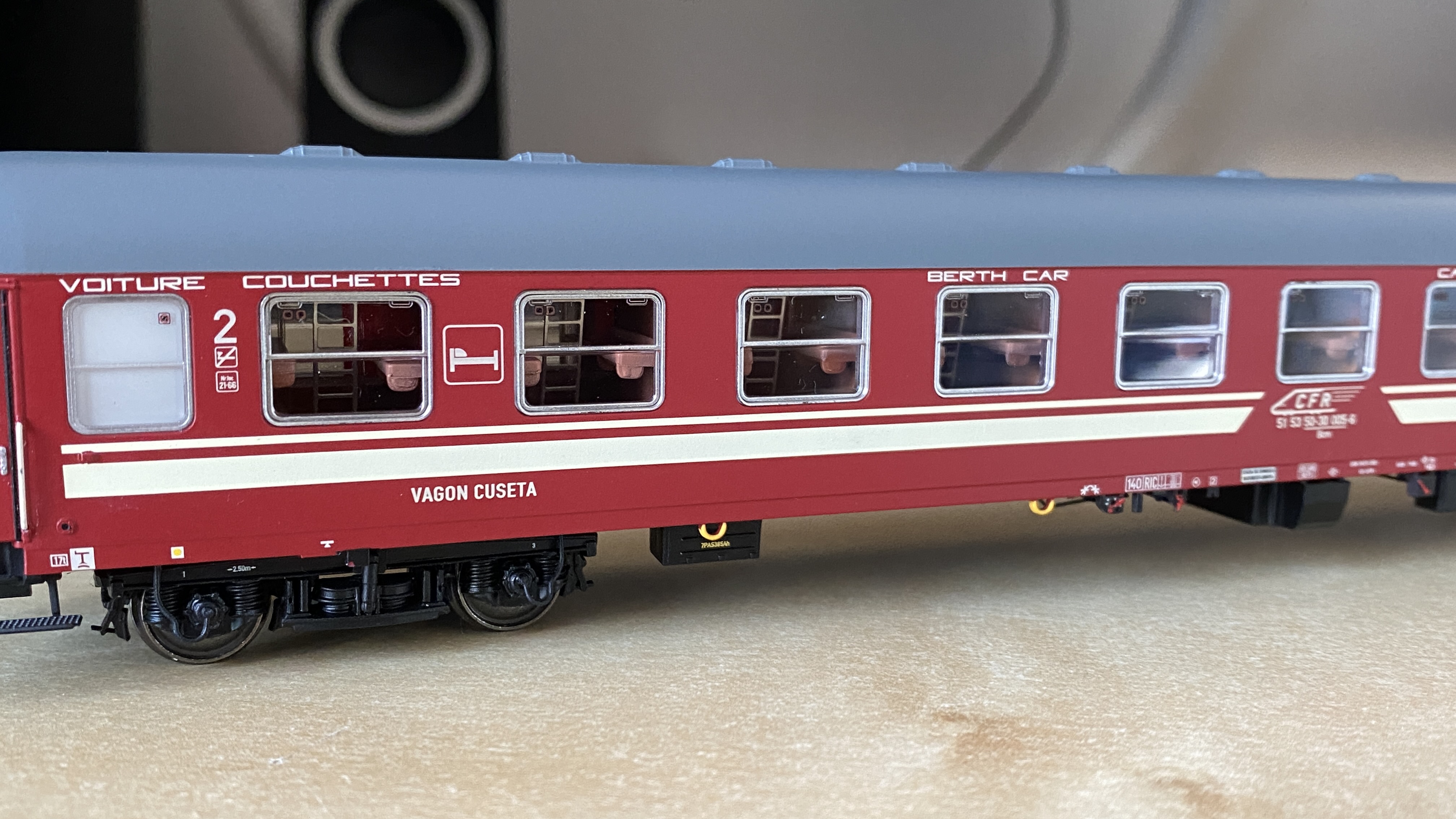 Vagon de calatori cuseta CFR Calatori tip Bcm model AF 20070
